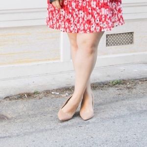 Nude Wedges by Pour la Victoire